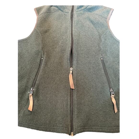 Women’s Patagonia Outdoor Full Zip Synchilla Fleece Windproof Vest Size Large - Picture 6 of 10